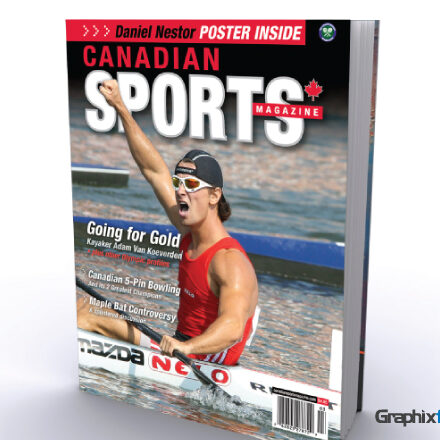 graphic design Canadian Sports Magazine