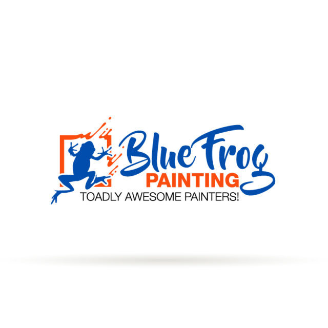 logo design Blue Frog Painting