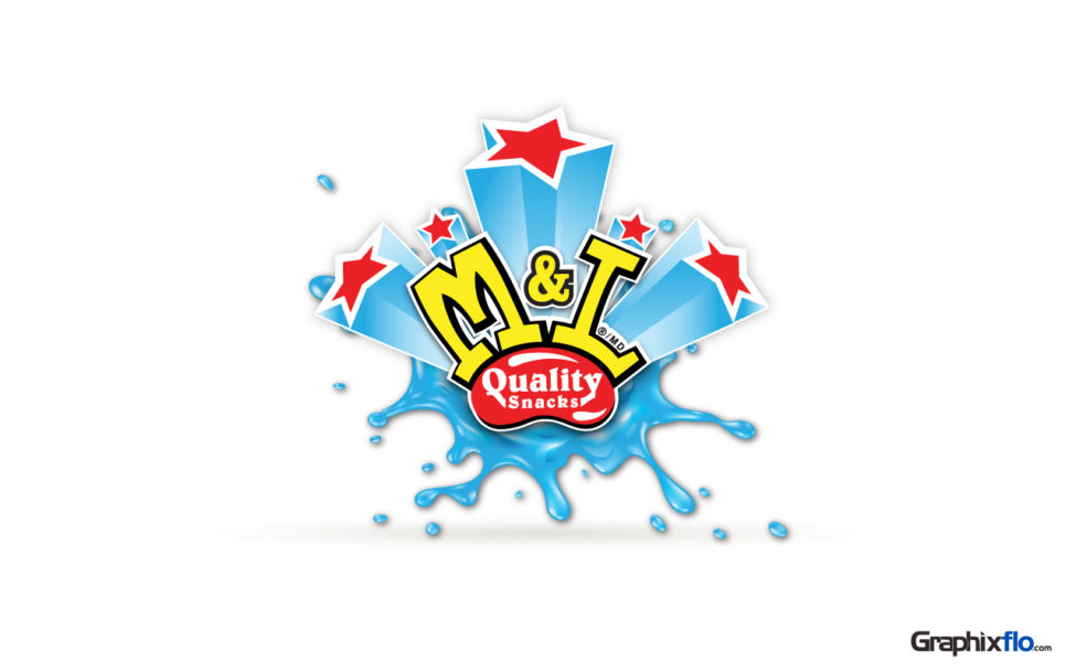 logo design M&L Quality Snacks