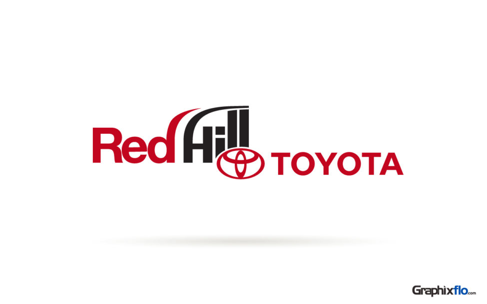 logo design redhill-toyota