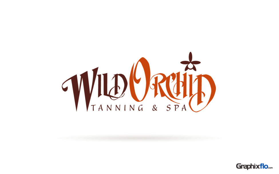 logo design wild-orchid