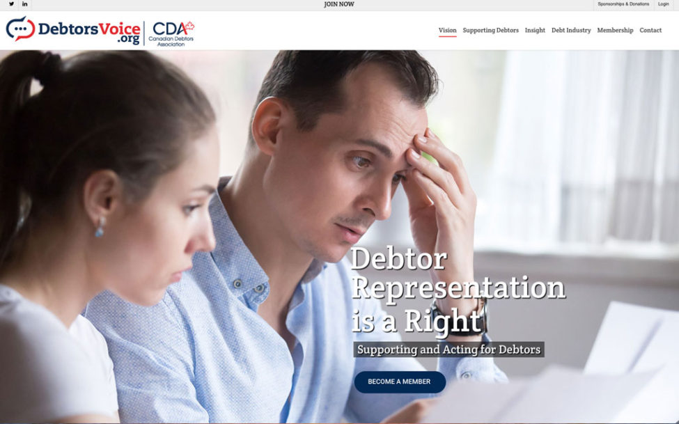 web design hamilton for Debtors-Voice