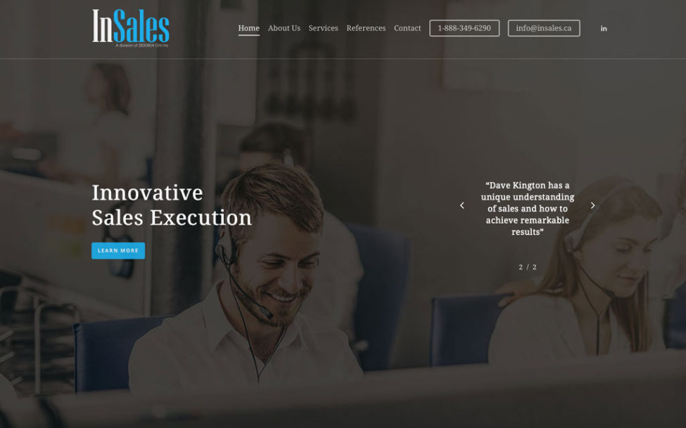 web design hamilton for insales